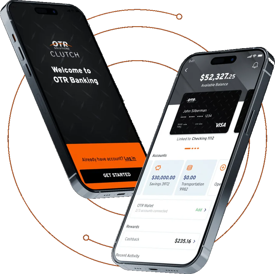 Screenshot of webapp Otr Clutch